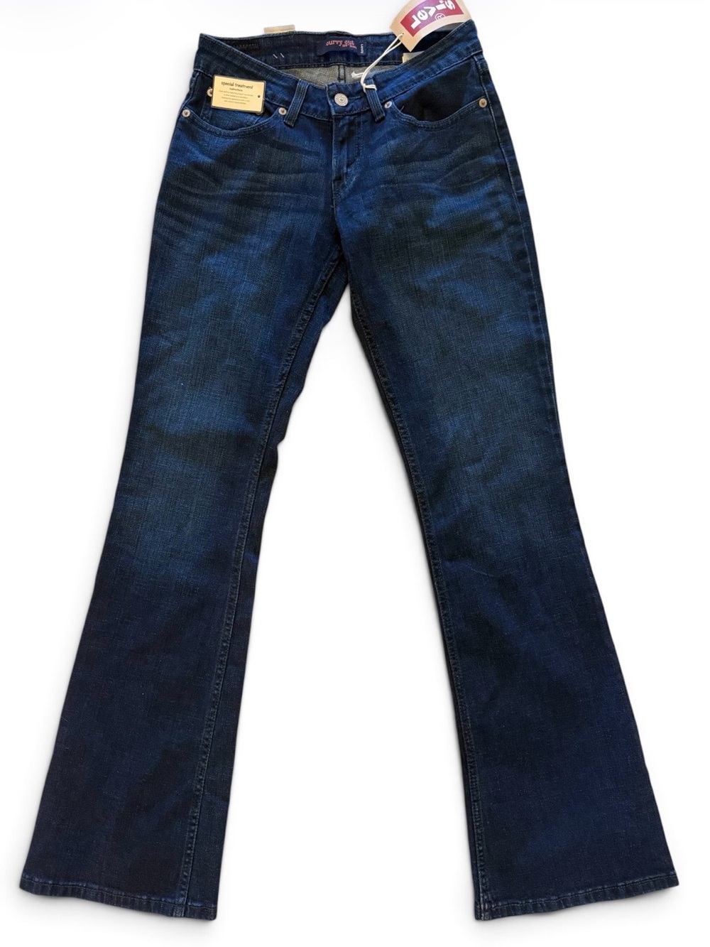Levi's Dark Blue 528 Curvy Bootcut Jeans - Women's Juniors Size 3
